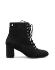 Paradox London Amanda Black Block Heel Ankle Boots