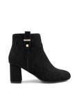 Paradox London Billie Wide Fit Black Ankle Boots