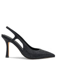 Paradox London Celia Black Slingback Heels