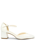 Paradox London Charla Ivory Satin Bridal Shoes