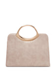 Paradox London Structured Shimmer Nude Bag