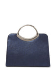 Paradox London Structured Shimmer Navy Bag