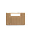 Paradox London Gold Raffia Clutch Bag