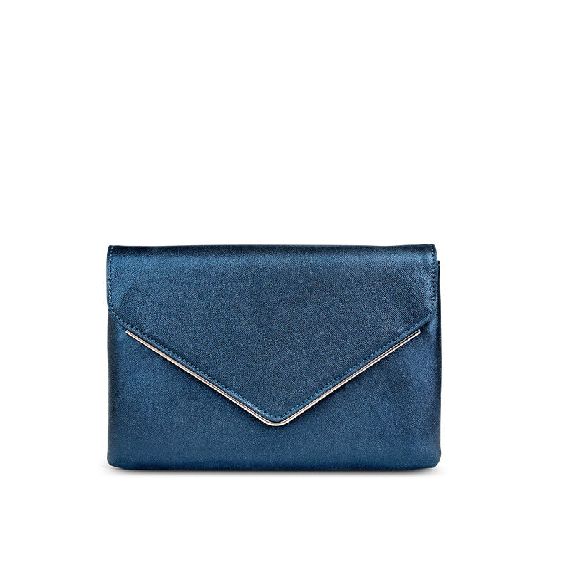 Paradox London Delphine Navy Clutch Bag