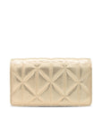 Paradox London Dempsey Champagne Quilted Clutch Bag