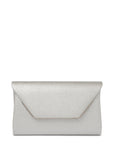 Paradox London Glitter silver Clutch Bag