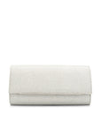 Paradox London Dilara Silver Clutch Bag