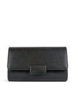 Paradox London Black Shimmer Dinah Clutch Bag