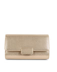 Paradox London Champagne Shimmer Dinah Clutch Bag