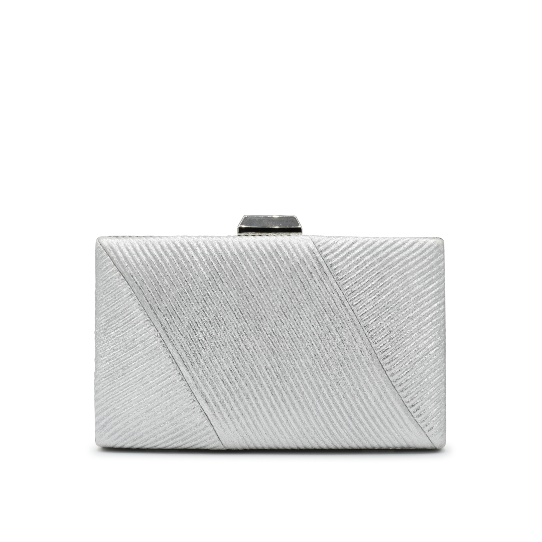 Paradox London Divinia Champagne Box Clutch Bag