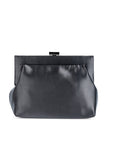 Paradox London Black Drury Satin Clutch Bag