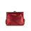 Paradox London Burgandy Drury Satin Clutch Bag