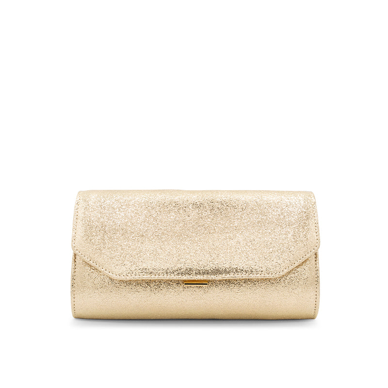 Paradox London Dyani Champagne Clutch Bag