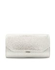 Paradox London Dyani Silver Clutch Bag