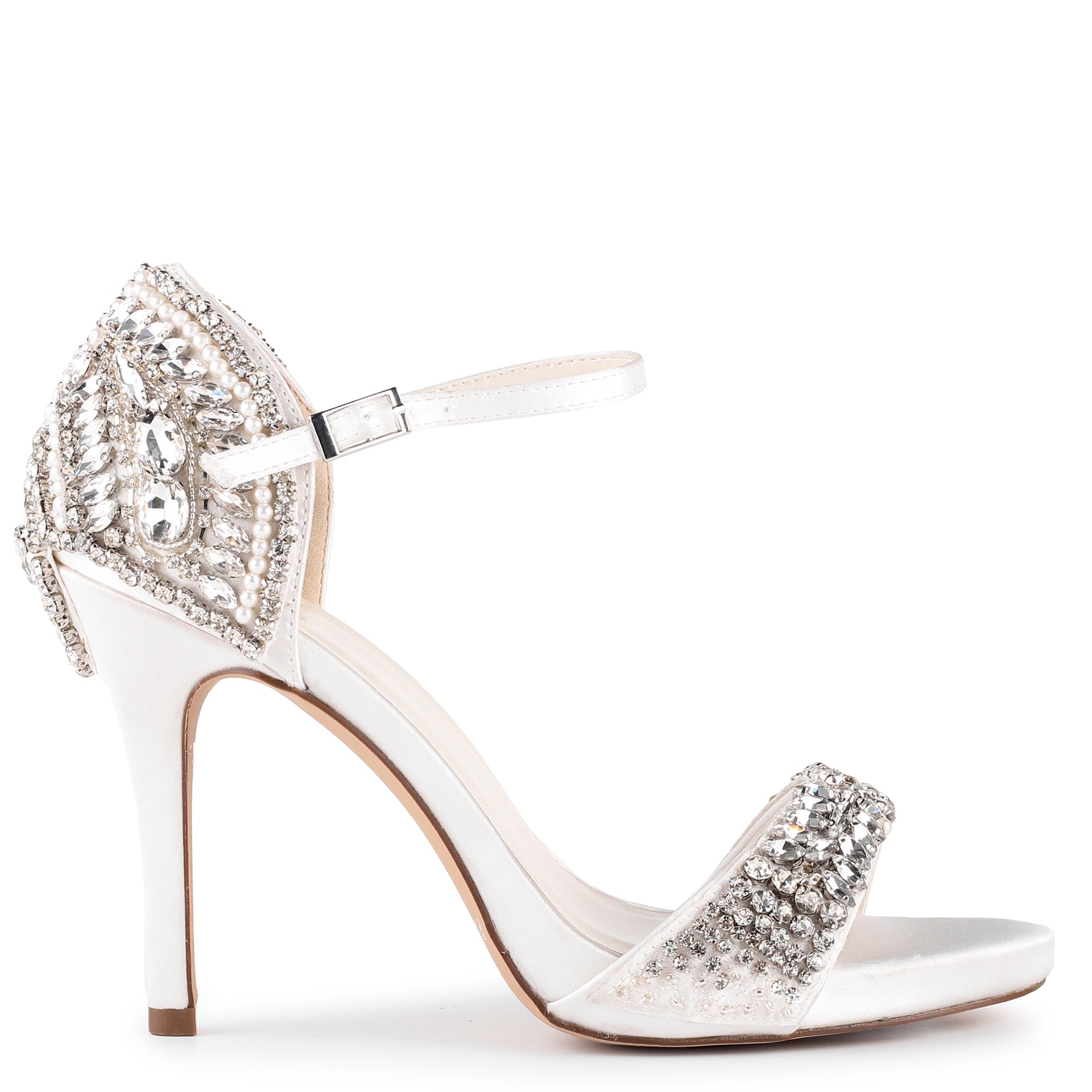 Elodie | High Heel Platform Wedding Sandals | Paradox London