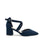 Paradox London Ffion Navy Wide Fit Low Block Heel Shoes 