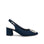 Paradox London Fylls Navy Wide Fit Block Heel Slingback shoe