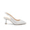 Pradox London Fiora Wide Fit Silver Shimmer Slingback Heel