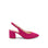 Paradox London Fuschia Block Heel Wide Fit Court Shoes