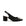 Paradox London Fylls Black Wide Fit Block Heel Slingback shoe