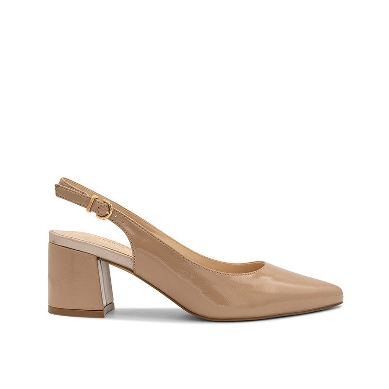 Paradox London Isabel block nude heel