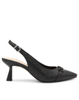 Paradox London Ivonne Black Slingback heels