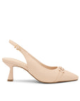 Paradox London Ivonne Nude Slingback heels