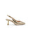 Paradox London Gold Slingback Heel Court Shoes