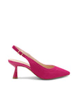 Paradox London Fuchsia Slingback Heel Court Shoes