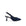 Paradox London Navy Slingback Heel Court Shoes