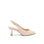 Paradox London Nude Slingback Heel Court Shoes