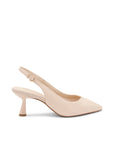 Paradox London Nude Slingback Heel Court Shoes