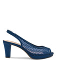 Paradox London Levina Navy Block Heels