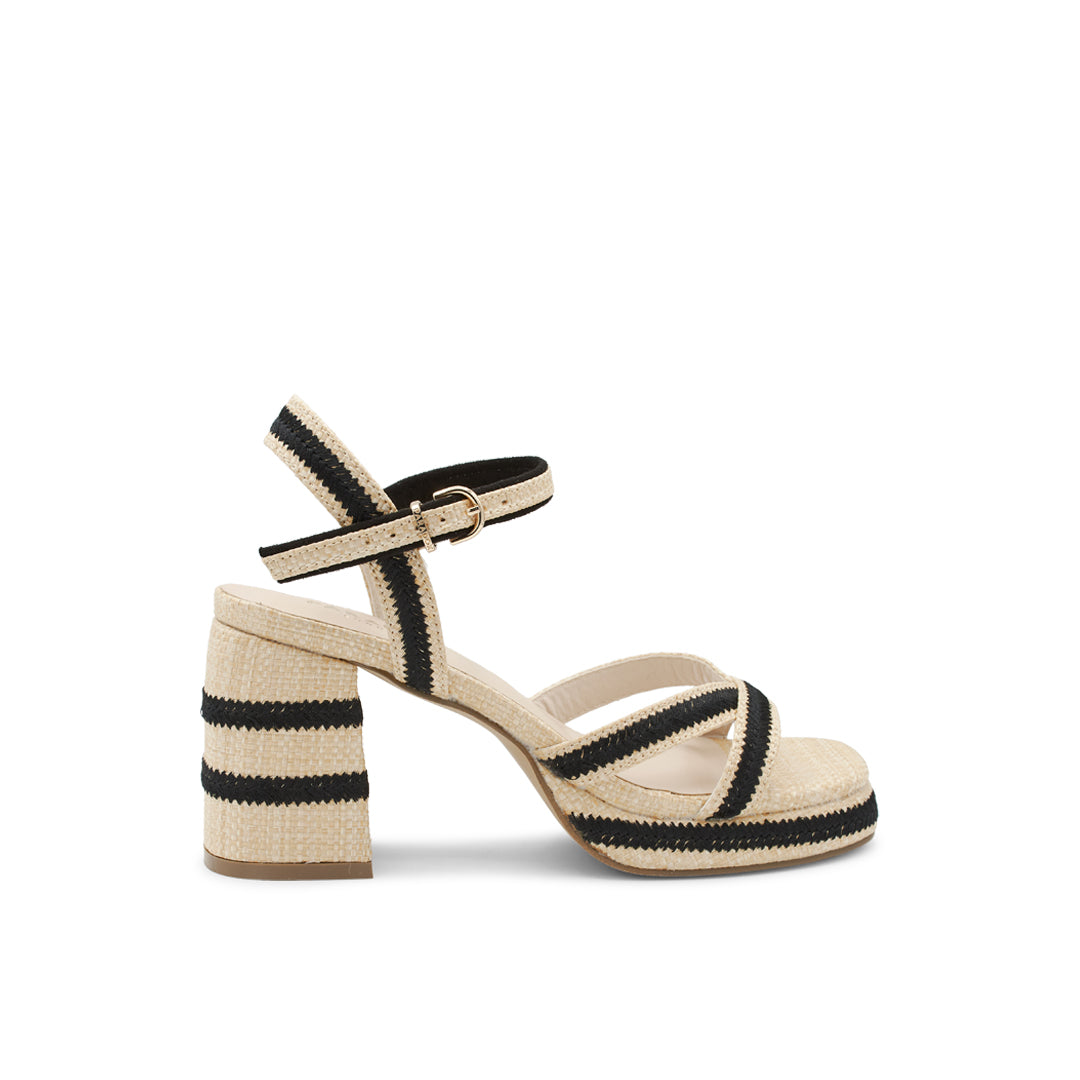 Paradox London Wide Fit Heeled Sandals