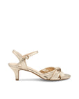 Paradox London Nude Wide Fit Block Heeled Sandals Low Heeled Sandals