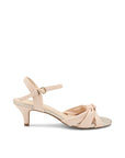 Paradox London Nude Block Heeled Sandals 