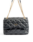 Paradox London Oberon Black Quilted Handbag