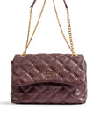 Paradox London Oberon Burgundy Quilted Handbag