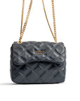 Paradox London Odin Black Quilted Handbag