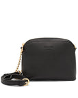 Paradox London Olive Black Faux Leather Crossbody Bag