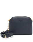 Paradox London Olive Navy Faux Leather Crossbody Bag