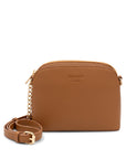 Paradox London Olive Tan Faux Leather Crossbody Bag