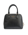 Paradox London Opera Black Faux Leather Handbag