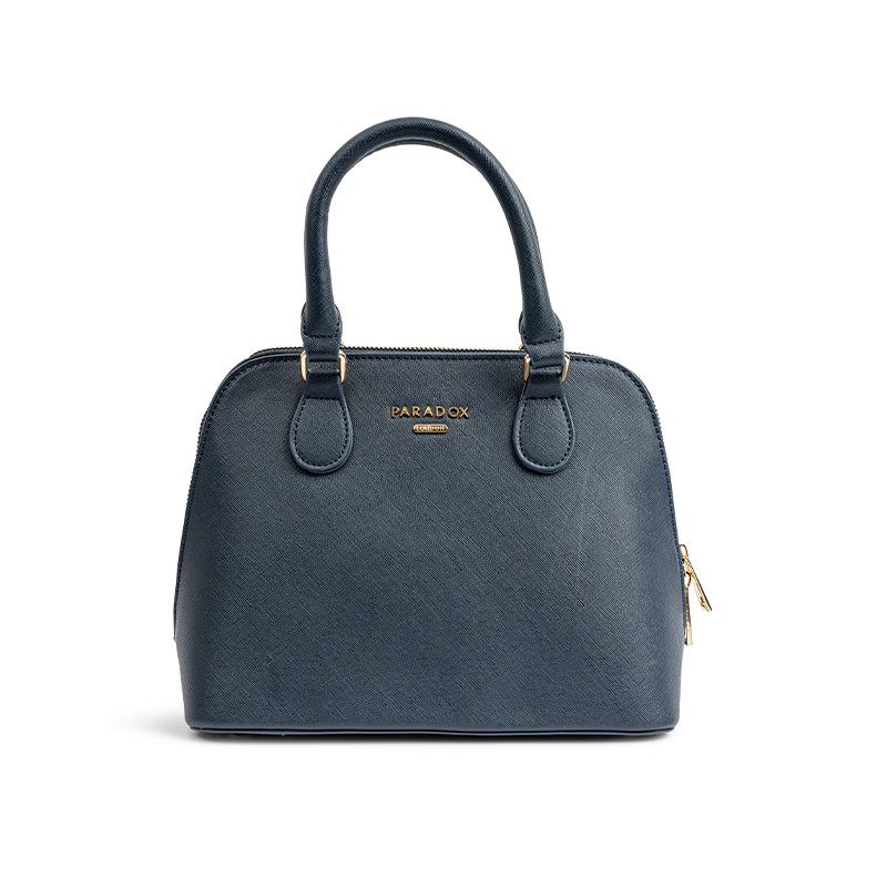 Paradox London Opera Navy Faux Leather Handbag