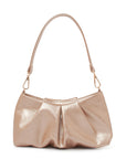 Paradox London Soft Rouched Nude Shoulder Bag