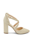 Paradox-London-Rylee-Champagne-Block-Heel-Shoes