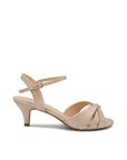 Paradox London Talor Nude Gold Heeled Sandals