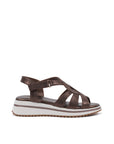 Vera Bronze Wedge Comfort Fit Sandals by Paradox London