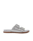 Flat silver comfort fit sandals by paradox London